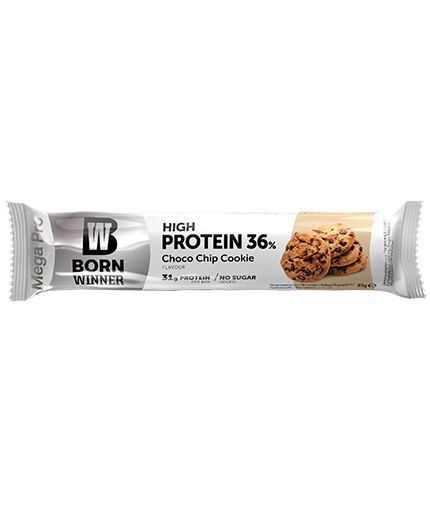 [UT-11563] BORN WINNER - PROTEIN BAR MEGA PRO - 85G (WAFFLE WITH CHOCOLATE)