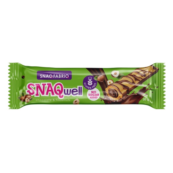 SNAQ FABRIQ - GLAZED WAFER BAR - 20G