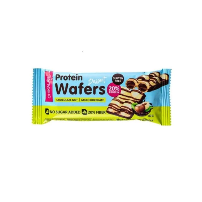 [UT-11589] CHIKALAB - GLAZED WAFER BAR - 40G (CHOCOLATE NUT)