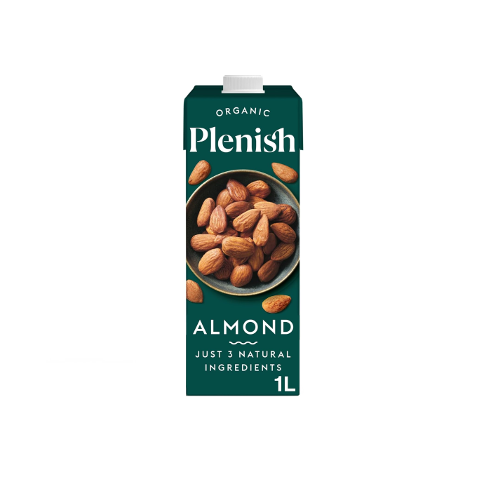 PLENISH - ORGANIC UNSWEETENED ALMOND MILK - 1L