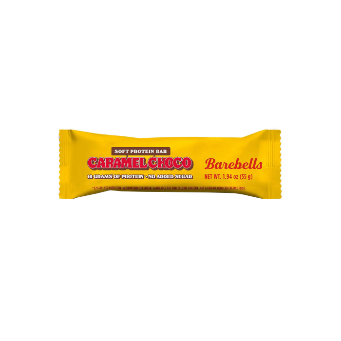 [UT-11505] BAREBELLS - SOFT PROTEIN BAR - 55G (CARAMEL CHOCO)