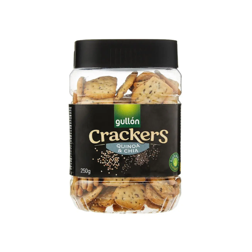 [UT-13335] GULLON - CRACKERS QUINOA & CHIA - 250G
