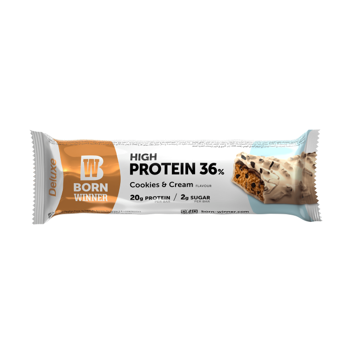 [UT-11556] BORN WINNER - PROTEIN BAR DELUXE - 55G (COOKIES N CREAM)
