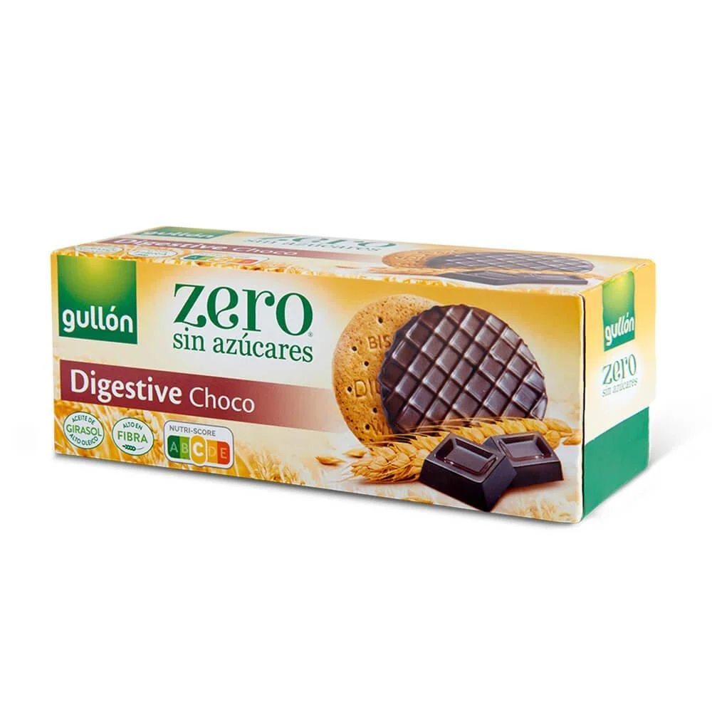 GULLON - DIGESTIVE BISCUITS DARK CHOCOLATE - 270G