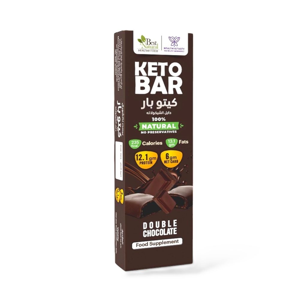 HEALTHY AND TASTY - KETO PROTEIN BAR - 60G