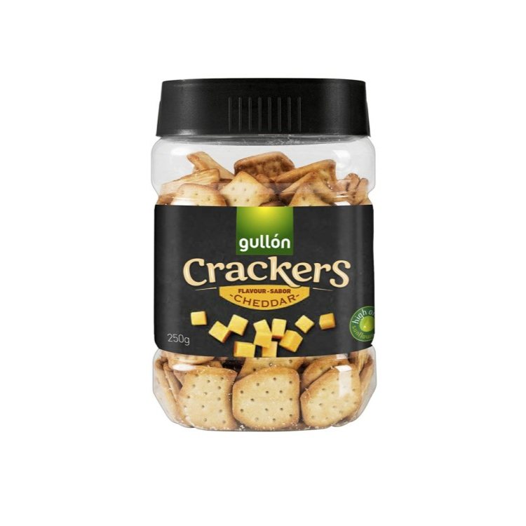 GULLON - CRACKERS CHEDDAR CHEESE - 250G