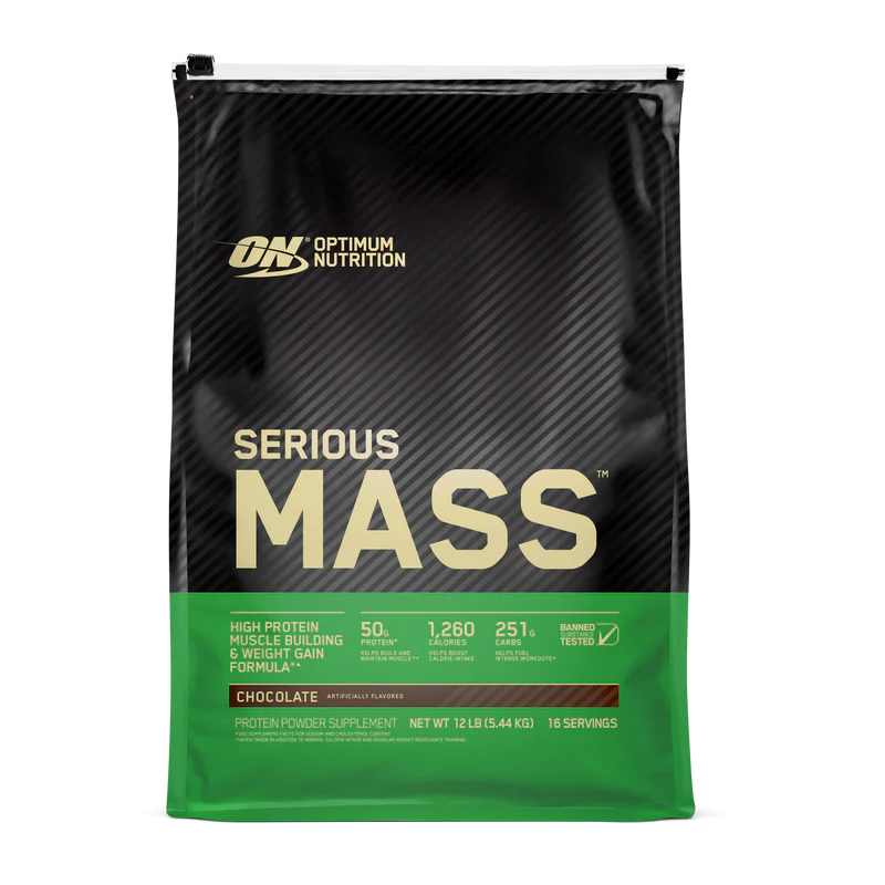 OPTIMUM NUTRITION - SERIOUS MASS - 12LB 