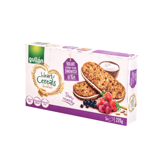 [UT-11177] GULLON - OAT SANDWICH BISCUITS - 220G (YOGURT)