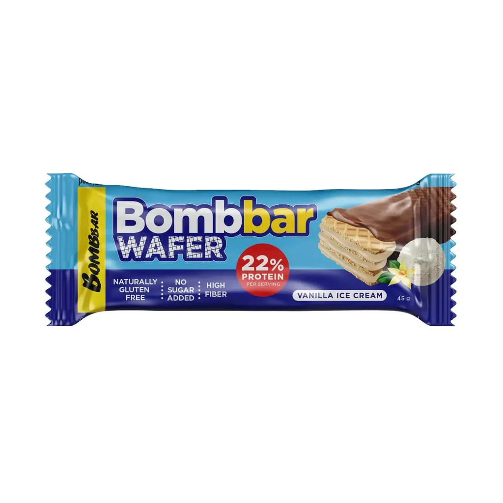 [UT-11540] BOMBBAR - WAFER BAR - 45G (VANILLA ICECREAM)