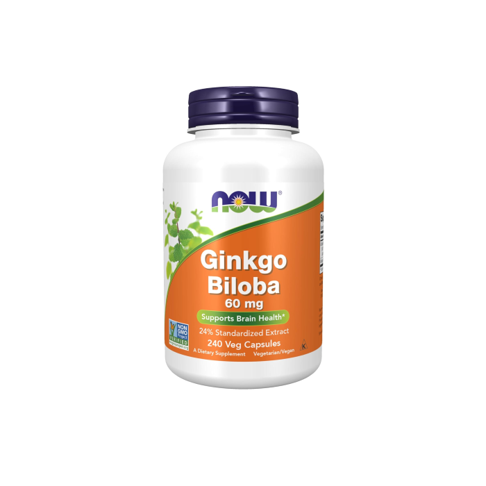 NOW -  GINKGO BILOBA 60MG - 240PCS