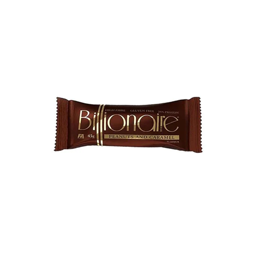 [UT-11516] BILLIONAIRE - PROTEIN BAR - 45G  (PEANUTES AND CARAMEL)