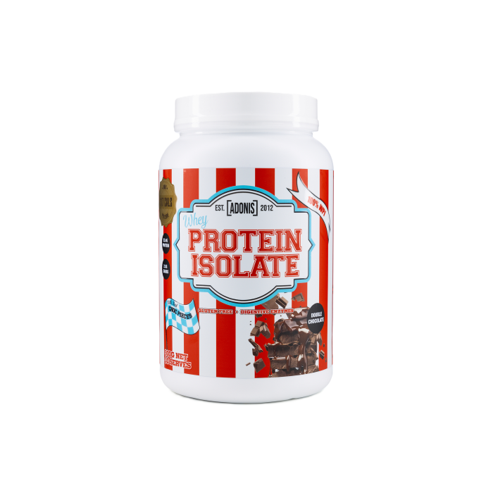 [UT-12280] ADONIS - WHEY PROTEIN ISOLATE - 900G (DOUBLE CHOCOLAte)
