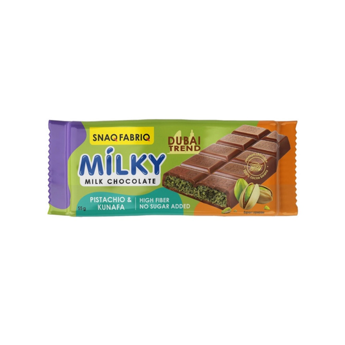 SNAQ FABRIQ - MILKY DUBAI CHOCOLATE - 55G